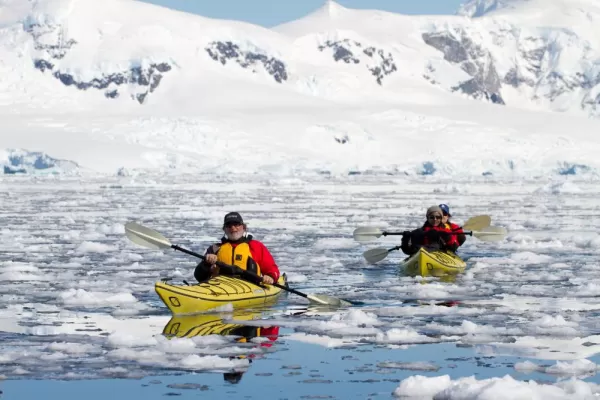 Kayaking around Antarctica