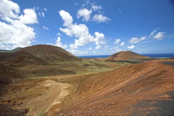 The dramatic landscape of Ascension Island