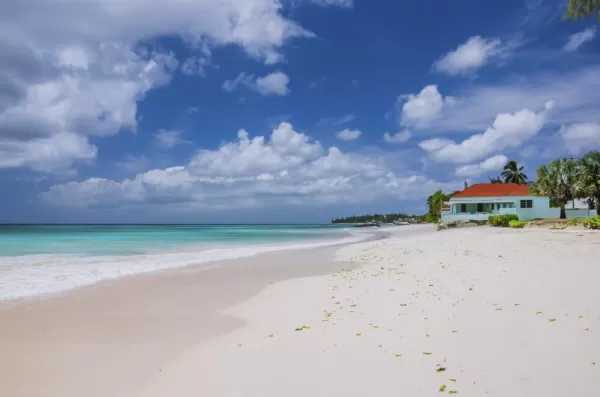 White Sand Beach in Barbados