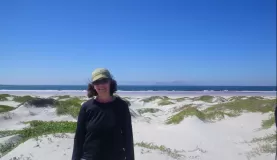 Sand dunes on Magdalena Island