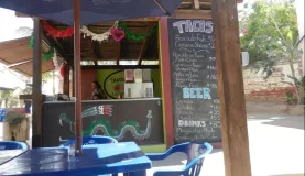 Delicious taco stand in Todos Santos