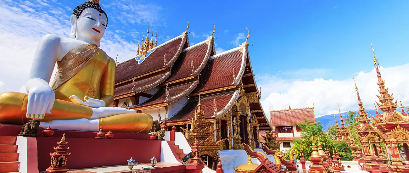 Buddha at Wat Rajamontean in Chiang Mai