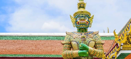 Traditional Thai architecture and decor