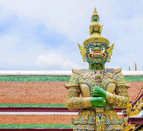 Traditional Thai architecture and decor