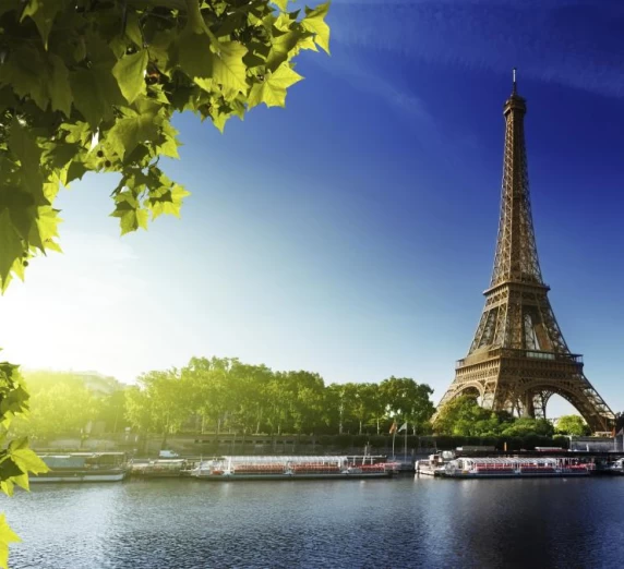 Eiffel Tower and the Seine River