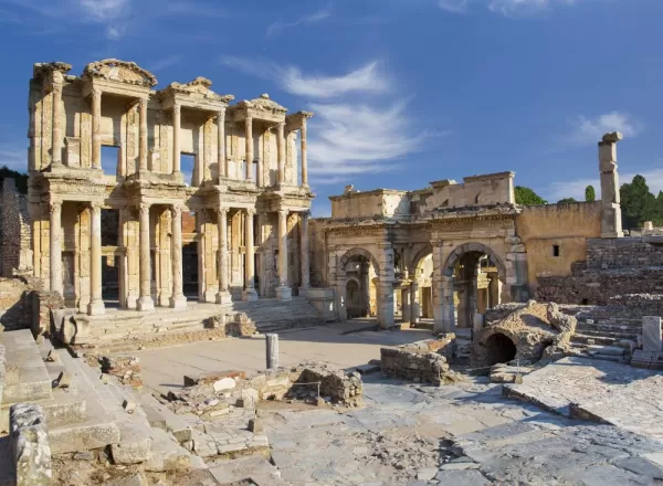 The ancient library at Ephesus
