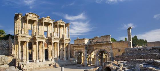 The ancient library at Ephesus