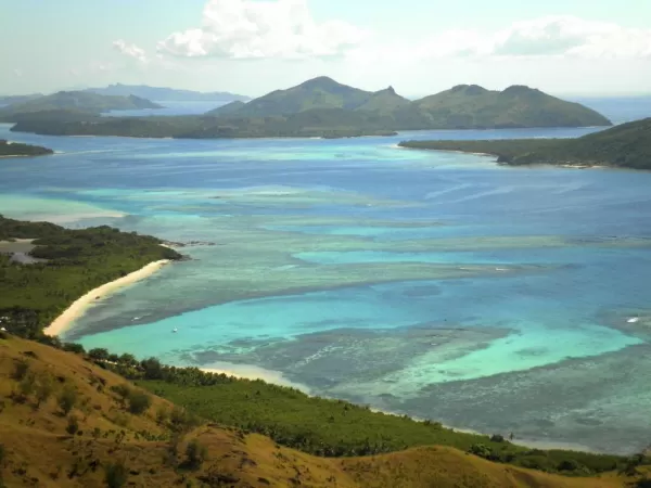 Sail the crystal waters of the South Pacific reef system