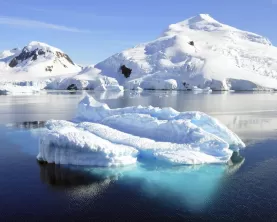 Blue ice of Antarctica