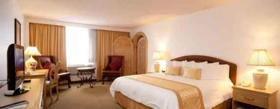 Comfortable rooms at the Quality Inn