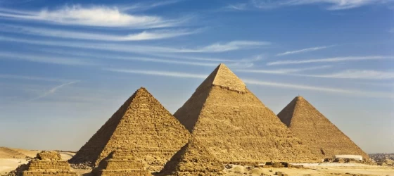 The pyramids of Giza