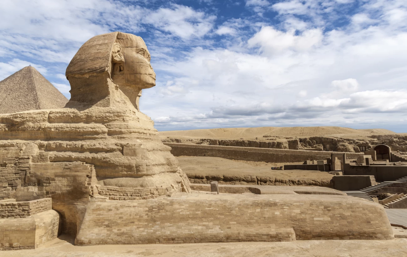 Profile of the Great Sphinx of Giza