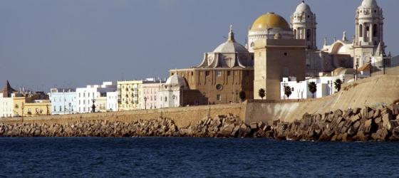 The seafront of Cadiz