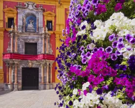The colorful streets of Spain