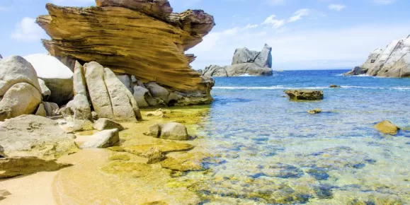 The sunny coast of Sardinia