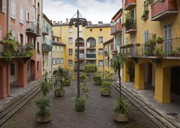 The center of old Nice