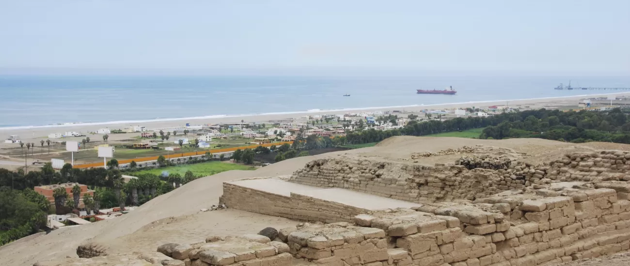 View from Pachacamac ruins
