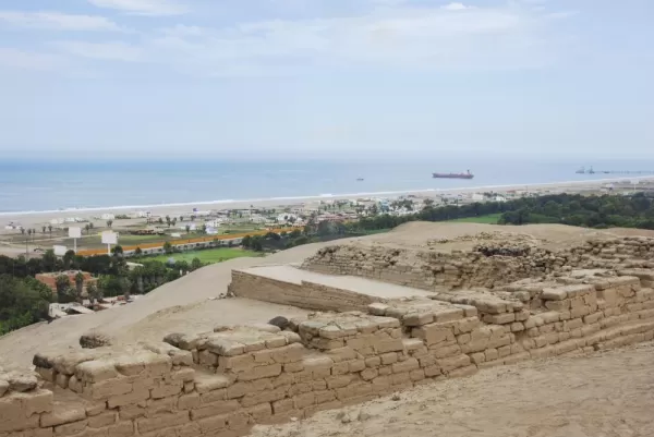 View from Pachacamac ruins