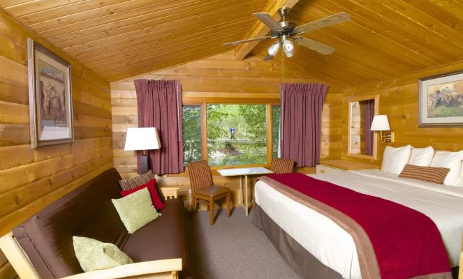 Family cabin at Denali Backcountry Lodge