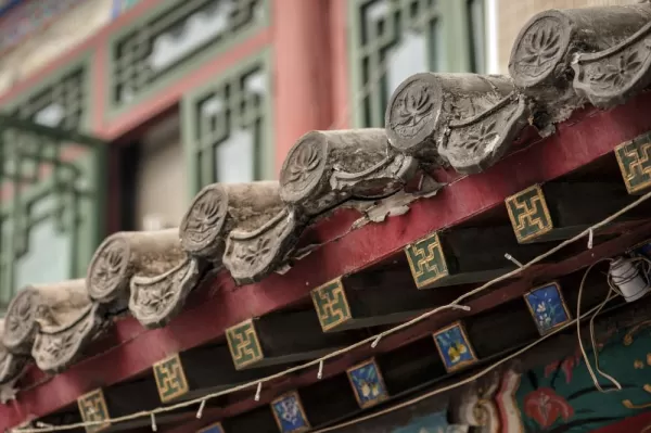 Old architectural detail from the Hutongs of Beijing