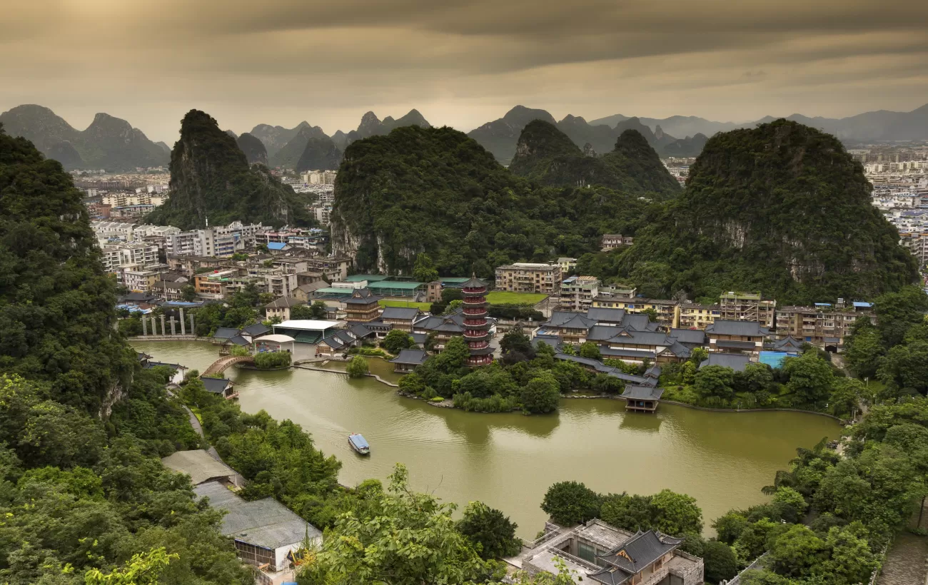 View over Guilin