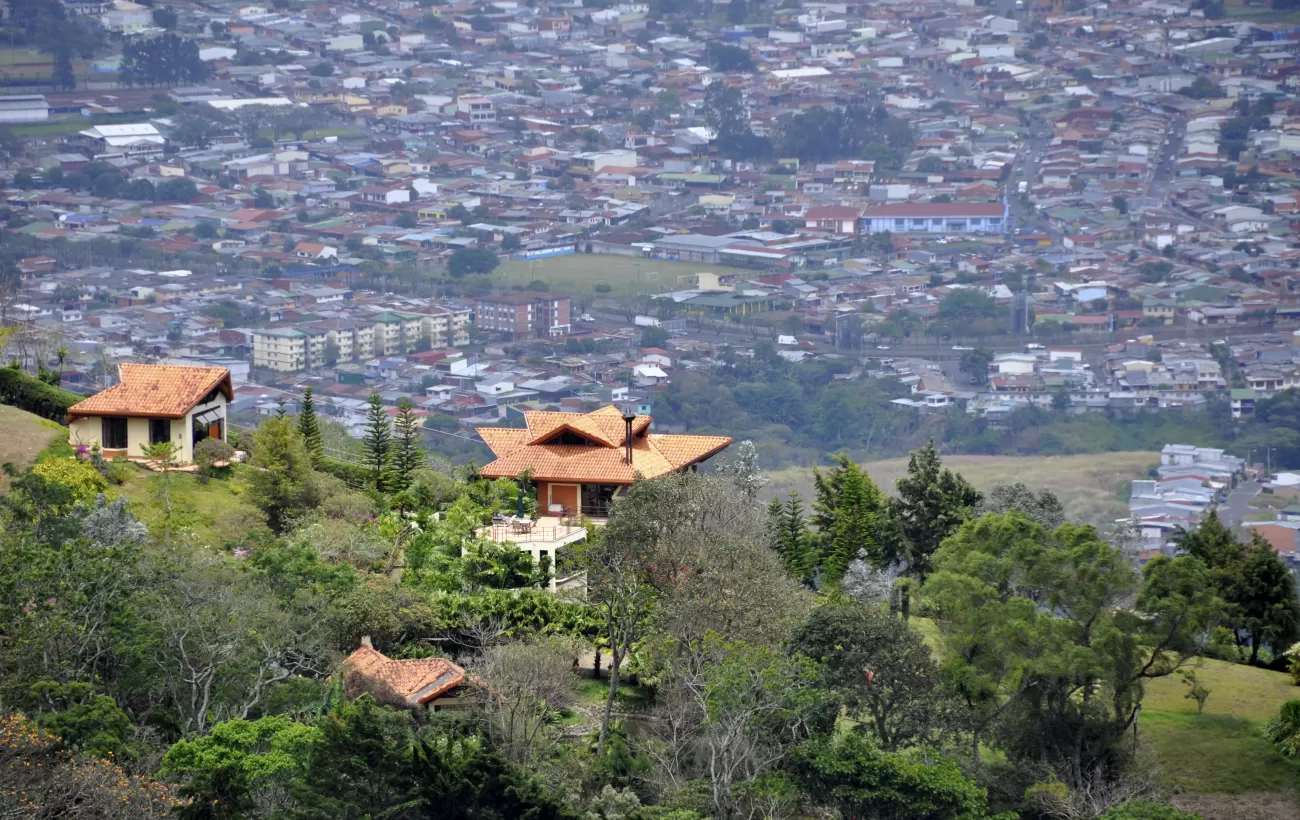 Aerial view of San Jose city