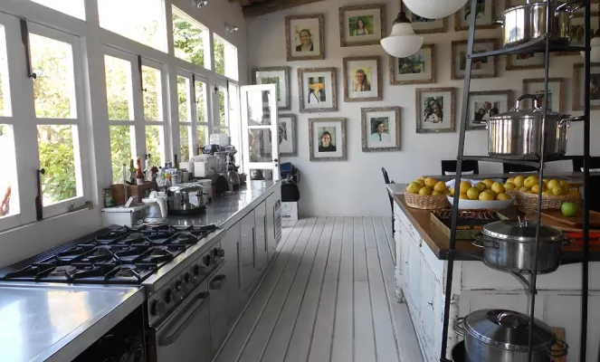 Exquisite cuisine is prepared in the Casa Anna kitchen