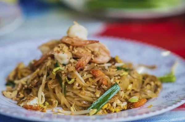 Pad Thai noodle dish