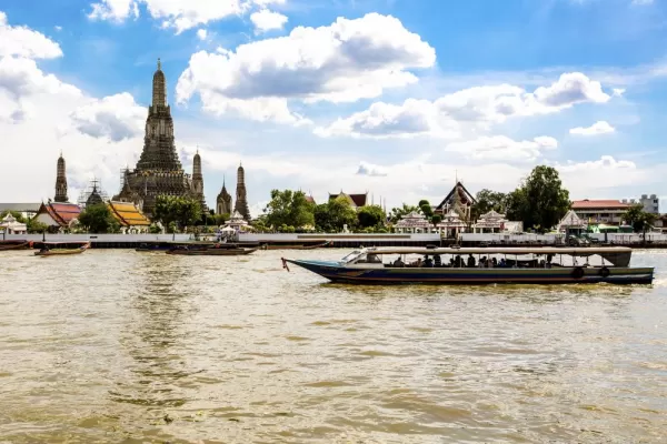 Chao Phraya River and Wat Arun