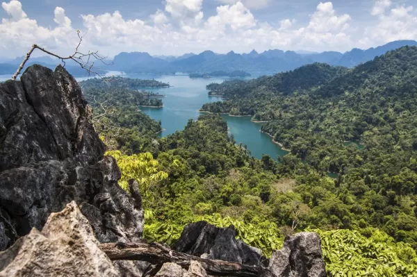 Cheow Lan Lake in Khao Sok National Park