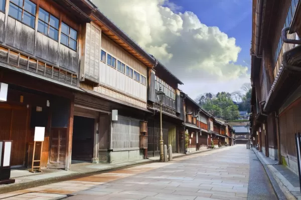 Architecture of Keisha village at Kanazawa