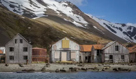 Abandoned whaling village of Stromness, South Georgia