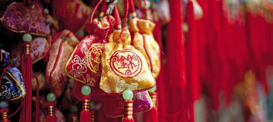 Traditional Chinese sachets for New Year's