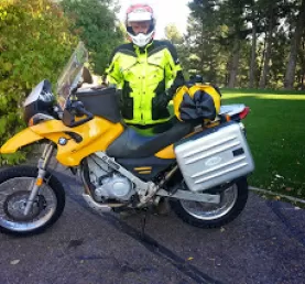 Me and my BMW650 GS
