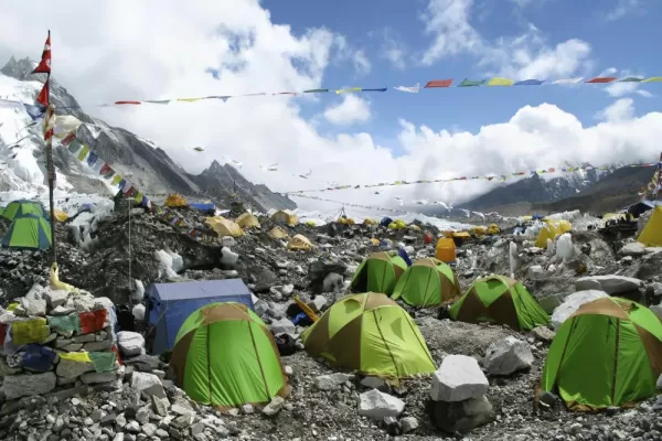 Tents at Everest Base Camp, Nepal