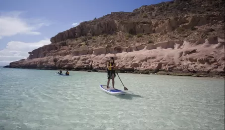 Paddle boarding in Mexico!