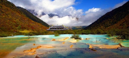 Landscape of Huanglong,China