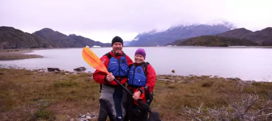 Adventures in Patagonia! Ready to kayak