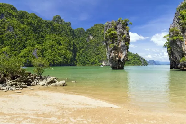Ko Tapu rock on James Bond Island