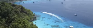 Aerial view of Similan Islands