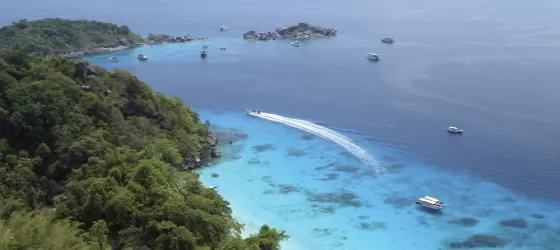 Aerial view of Similan Islands