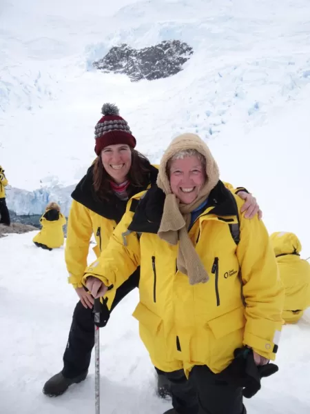 Family Trip to Antarctica- Me and Mom
