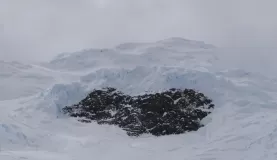 View of Antarctic hillside