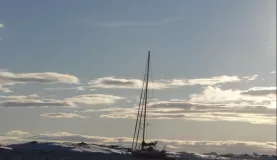 Ship in Antarctic Waters