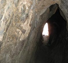 A tunnel through Pisac