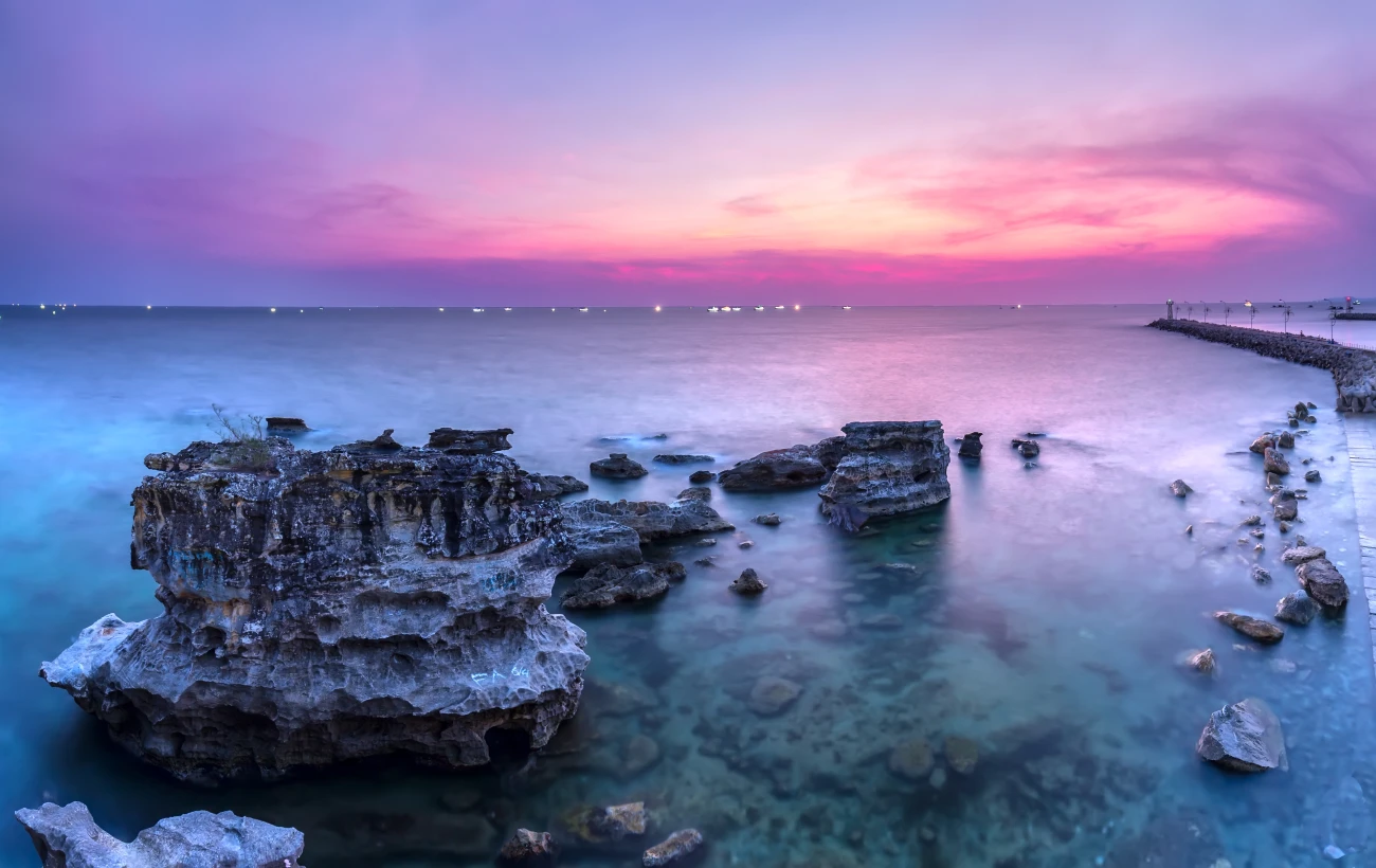 Sunset colors of Phu Quoc Island