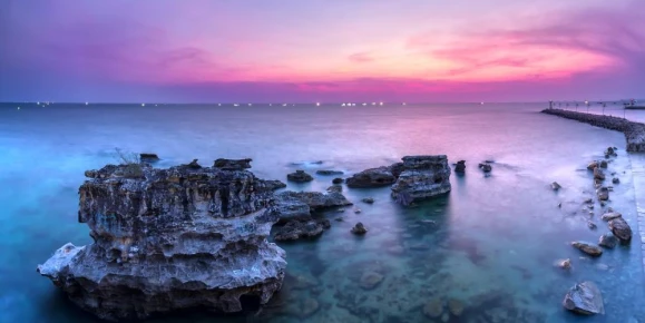 Sunset colors of Phu Quoc Island