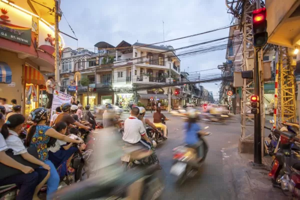 Bustling Ho Chi Minh City
