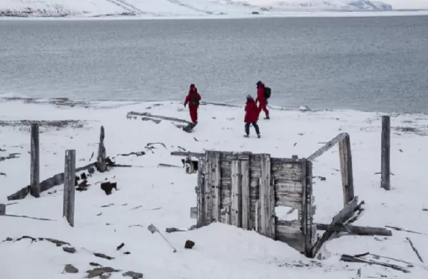 Remains of early Arctic exploration on Baffin Island