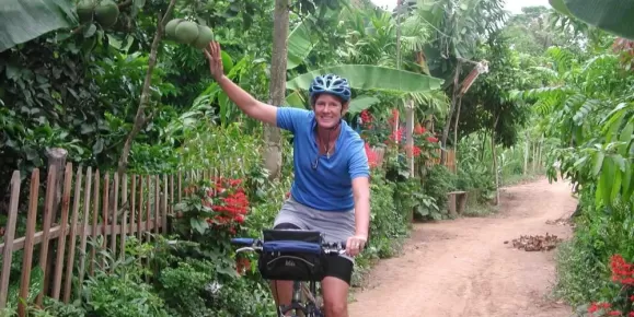 Biking in the Mekong Delta